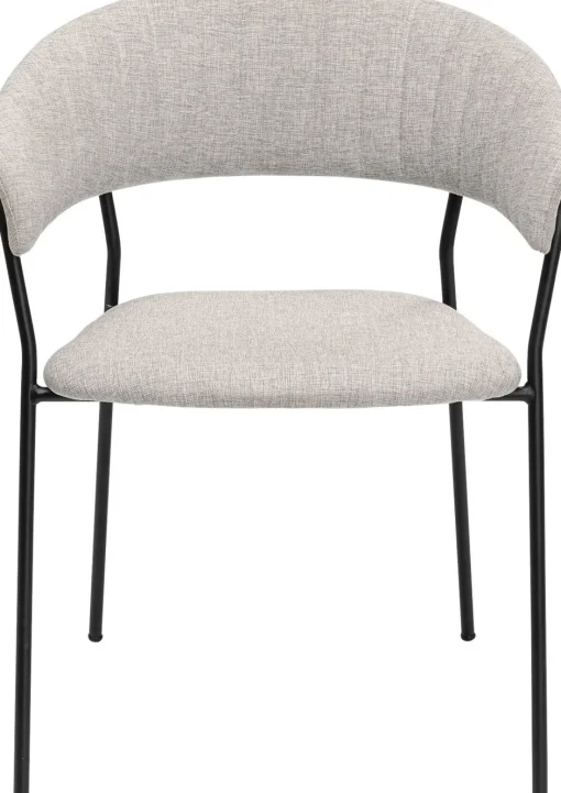 KARE Armlehnstuhl Belle Beige (2/Set)