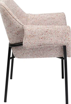 KARE Armlehnstuhl Bess Beige Flitter