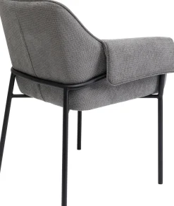 KARE Armlehnstuhl Bess Grau