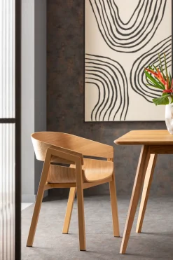 KARE Armlehnstuhl Biarritz Natur