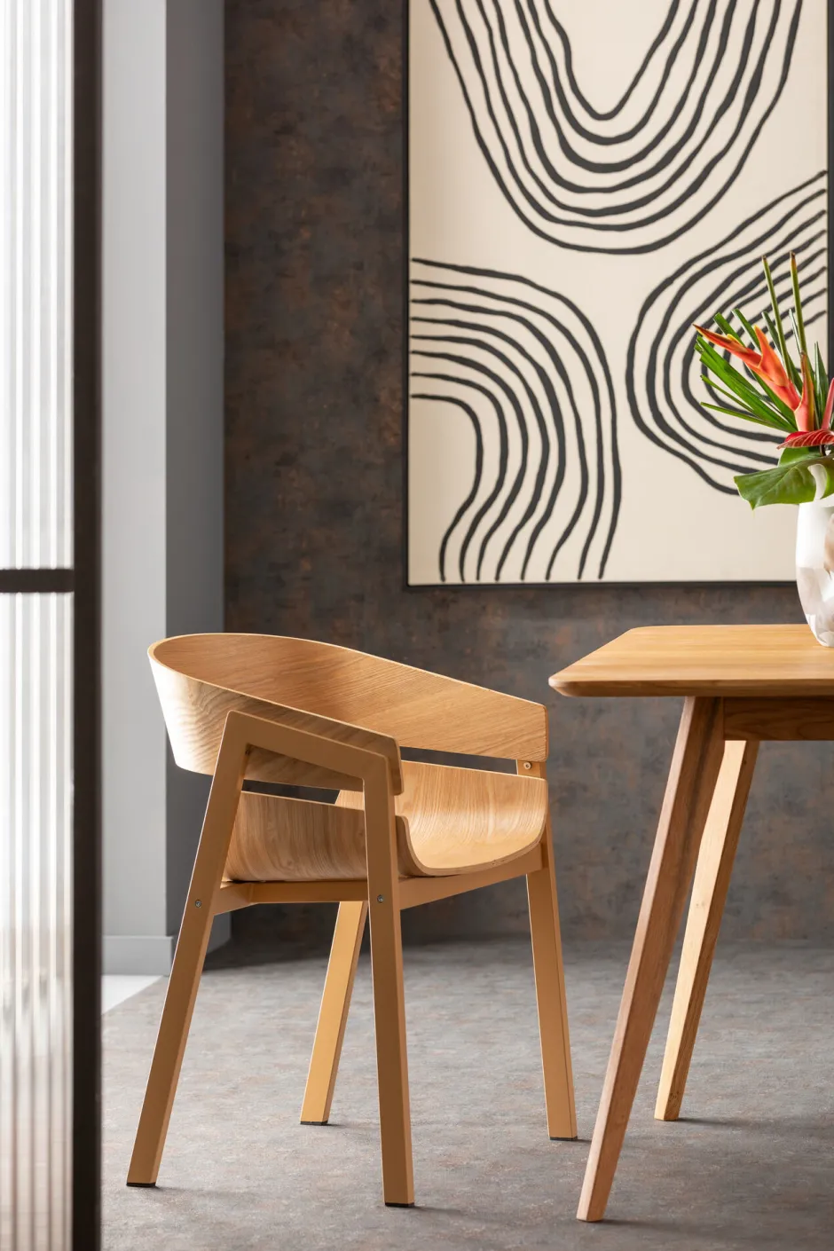 KARE Armlehnstuhl Biarritz Natur