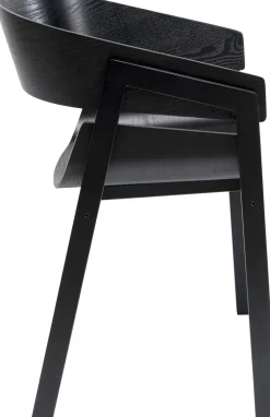 KARE Armlehnstuhl Biarritz Schwarz