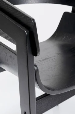 KARE Armlehnstuhl Biarritz Schwarz