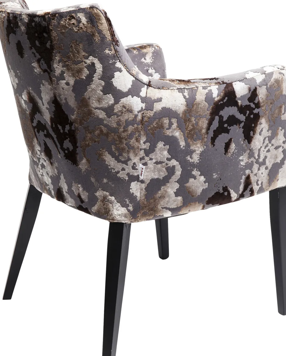 KARE Armlehnstuhl Dark Brown Mode Sublime