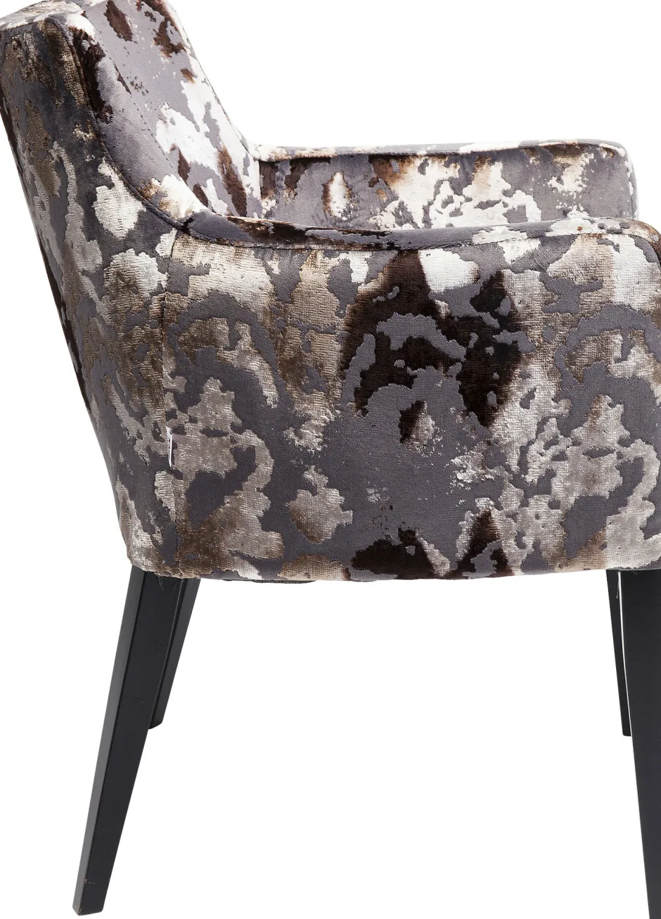 KARE Armlehnstuhl Dark Brown Mode Sublime