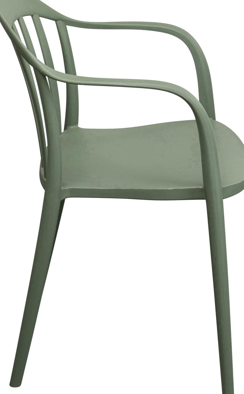 KARE Armlehnstuhl Flores Graugrün