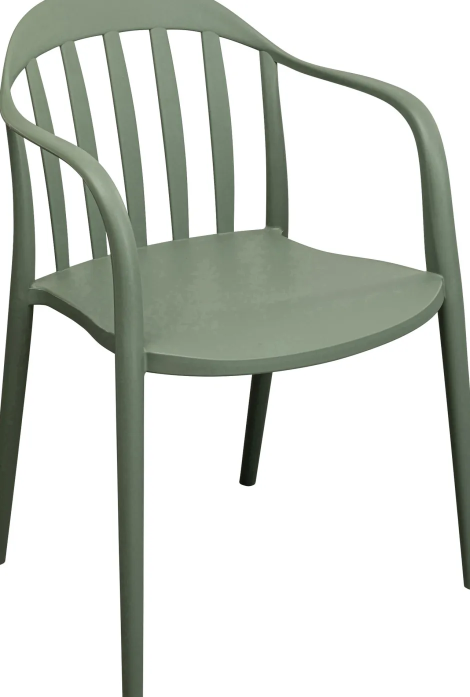 KARE Armlehnstuhl Flores Graugrün