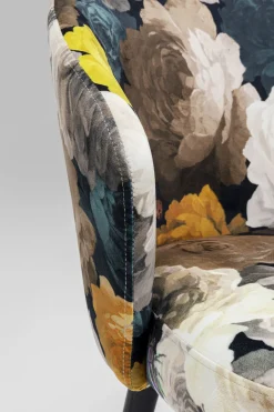 KARE Armlehnstuhl Peony Flower Gelb