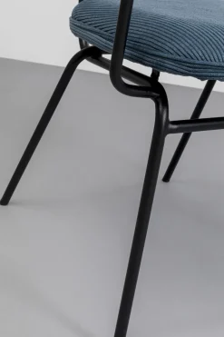 KARE Armlehnstuhl Viola Blau