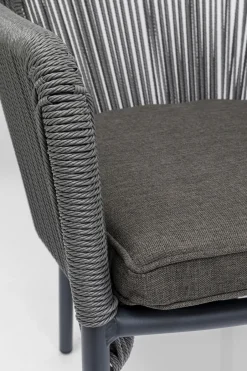 KARE Armlehnstuhl Wave Grau