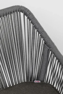 KARE Armlehnstuhl Wave Grau