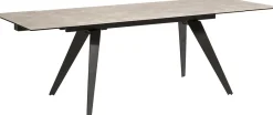KARE Ausziehtisch Amsterdam Dunkel 160(40+40)x90cm