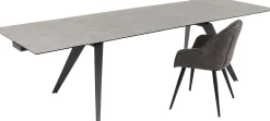 KARE Ausziehtisch Amsterdam Dunkel 200(45+45)x100cm