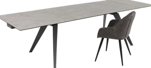 KARE Ausziehtisch Amsterdam Dunkel 200(45+45)x100cm