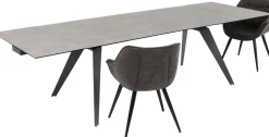 KARE Ausziehtisch Amsterdam Dunkel 200(45+45)x100cm