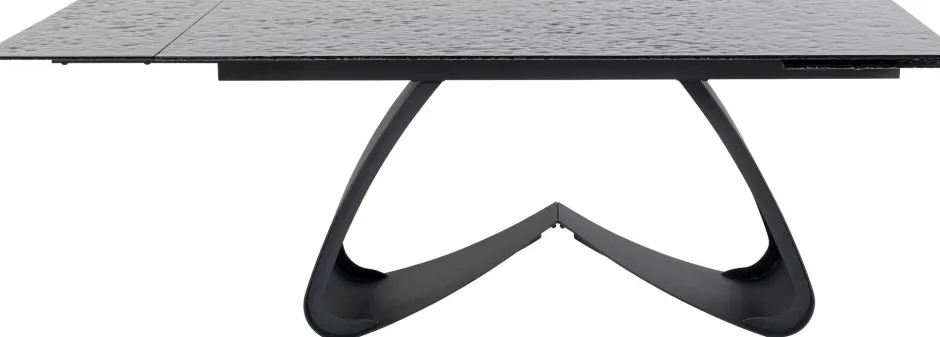 KARE Ausziehtisch Bellagio Glas 180(40+40)x95cm