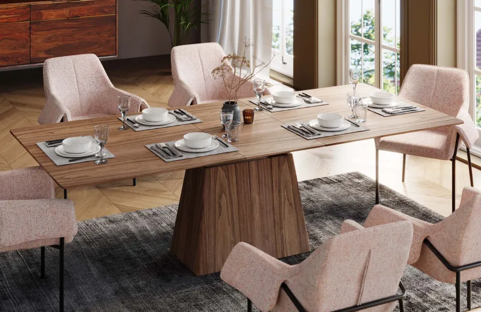 KARE Ausziehtisch Benvenuto Walnut