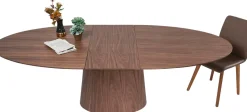 KARE Ausziehtisch Benvenuto Walnut 200(50)x110cm