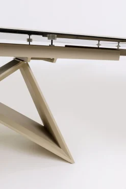 KARE Ausziehtisch Nelly Greige 180(40+40)x90cm