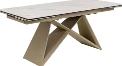 KARE Ausziehtisch Nelly Greige 180(40+40)x90cm