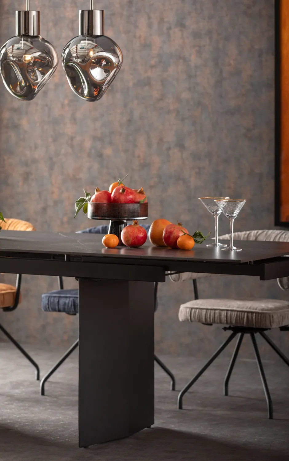 KARE Ausziehtisch Novel 180(40+40)x90cm