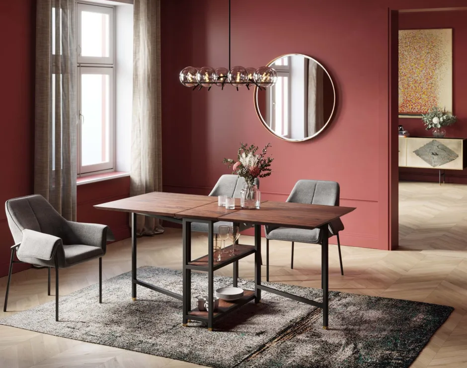 KARE Ausziehtisch Ravello 35(70+70)x80cm