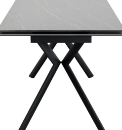 KARE Ausziehtisch Xenia Schwarz 140(+30+30)x80cm
