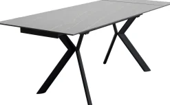 KARE Ausziehtisch Xenia Schwarz 140(+30+30)x80cm