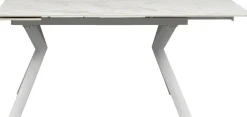 KARE Ausziehtisch Xenia Weiß 140(+30+30)x80cm