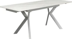 KARE Ausziehtisch Xenia Weiß 140(+30+30)x80cm