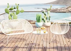 KARE Bank Acapulco Mono Weiß