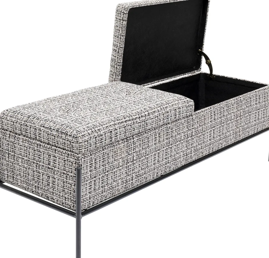 KARE Bank Buttons Storage B&W Groß