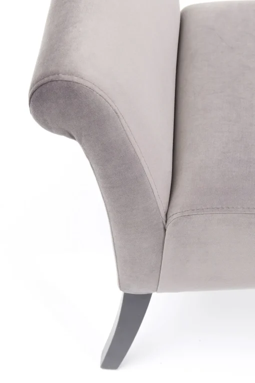 KARE Bank Motley Velvet Silvergrey