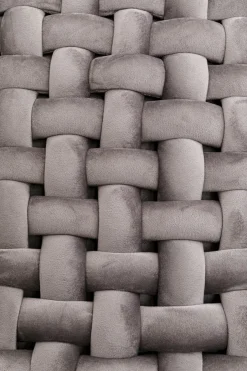 KARE Bank Weave Grau 128cm