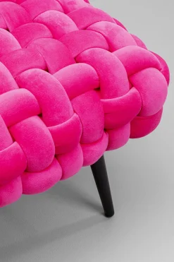 KARE Bank Weave Pink 66cm