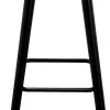 KARE Barstuhl York Schwarz 75cm