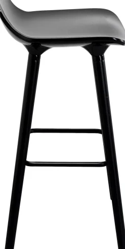 KARE Barstuhl York Schwarz 75cm