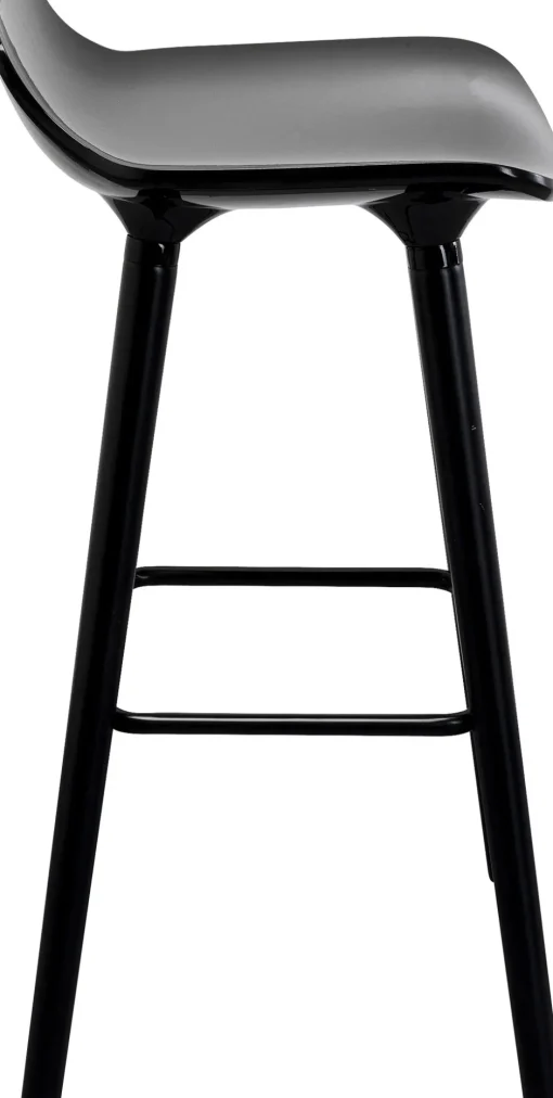 KARE Barstuhl York Schwarz 75cm