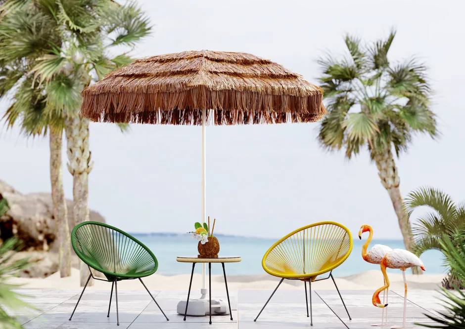 KARE Beistelltisch Acapulco Nature