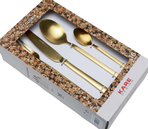 KARE Besteck Gloria Matt Gold (16/tlg.)