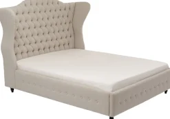 KARE Bett City Spirit Linen Natural 180x200cm