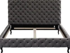 KARE Bett Desire Hoch Silbergrau 180x200 cm