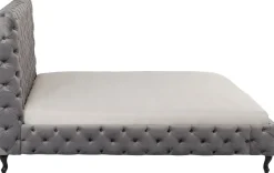 KARE Bett Desire Hoch Silbergrau 160x200 cm