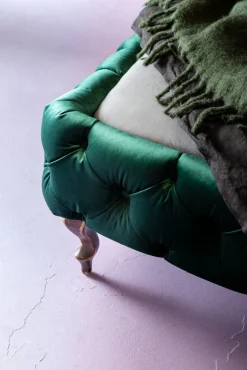 KARE Bett Desire Velvet Grün 160x200cm