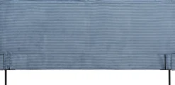 KARE Bett East Side Cord Blau 180x200cm