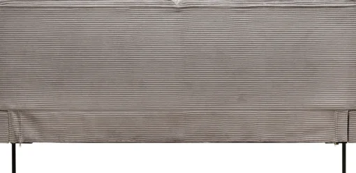 KARE Bett East Side Cord Grau 180x200cm