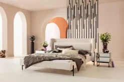 KARE Bett Tivoli Ecru 160x200cm