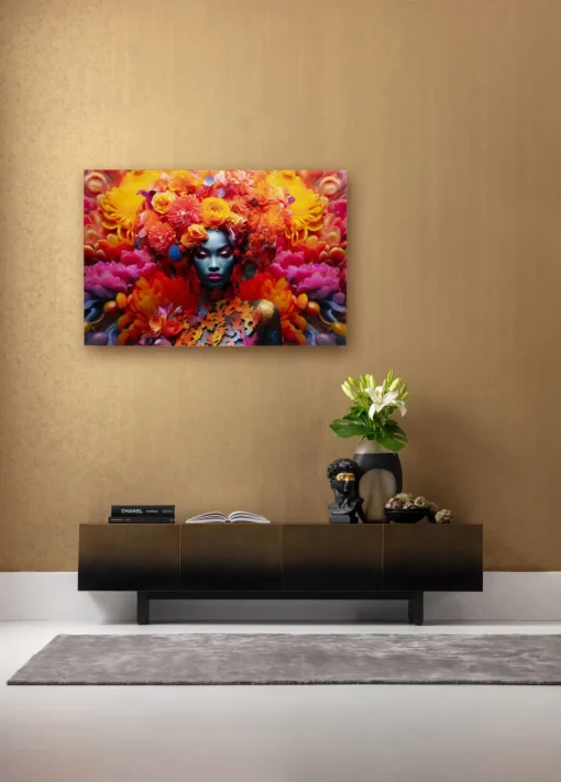 KARE Bild Glas Flowers Dream Women 80x120cm