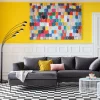 KARE Bild Touched Colorful Dots 200x140cm