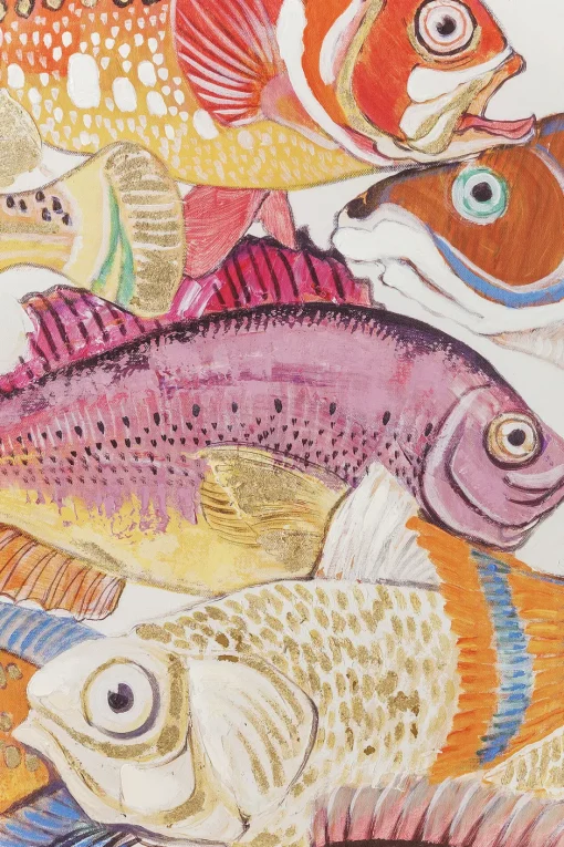 KARE Bild Touched Fish Meeting One 75x100cm